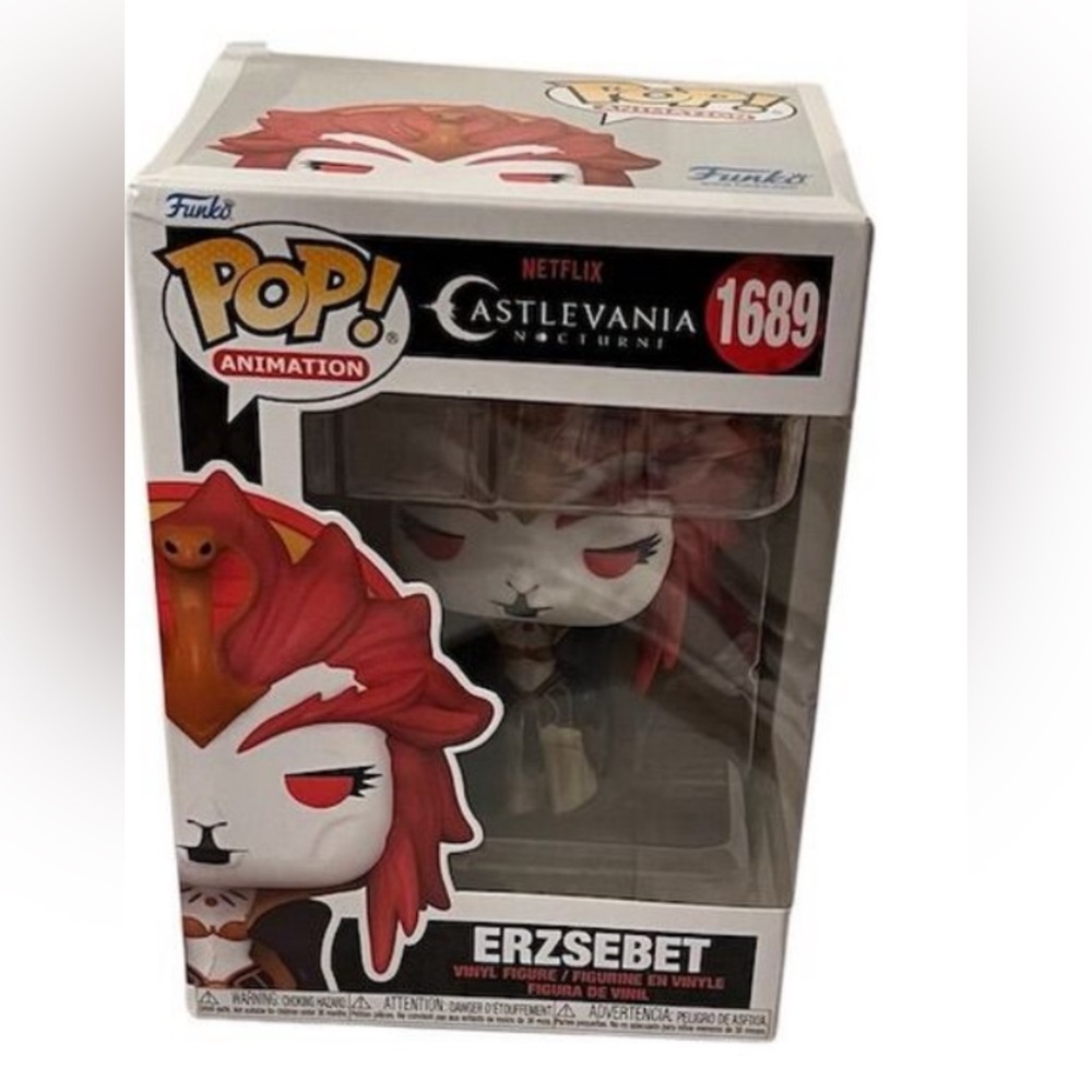 Funko Pop Castlevania Nocturne Erzsebet #1689 Vinyl Figure Collectible